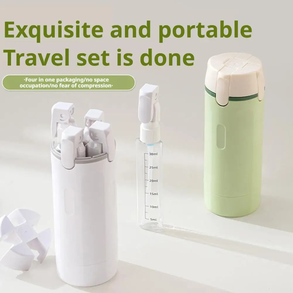 4 In 1 Portable Travel Dispenser - Perfect for on the go